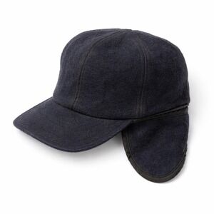 Vintage Wool Blend Baseball Cap – Made in USA – Small – Ear Flaps – READ